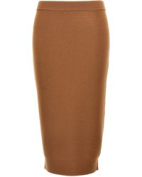 Saint Laurent - Wollen Rok - Lyst