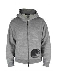 DSquared² - Cotton Zip-Up Cardigan Waistcoat - Lyst