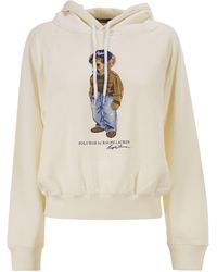 Polo Ralph Lauren - Polo Bear Hooded Sweatshirt - Lyst