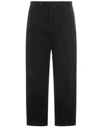 Jil Sander - Katoenen Broek Met Rechte Pijpen - Lyst