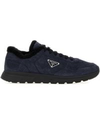 Prada - Suede Prax 2.0 Sneakers - Lyst