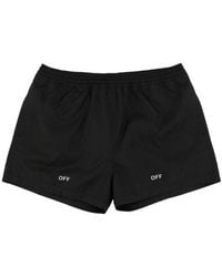 Off-White c/o Virgil Abloh - Classic Swimsuit With Logo Detailing - Lyst