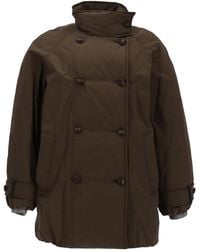 Brunello Cucinelli - Double-Breasted Down Jacket - Lyst