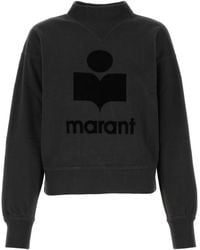 Isabel Marant - Isabel Marant Etoile Slate Cotton Moby Sweatshirt - Lyst