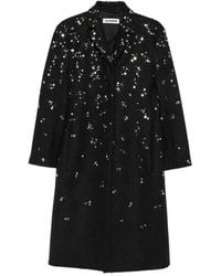 Jil Sander - Wollen Jas Met Riem - Lyst