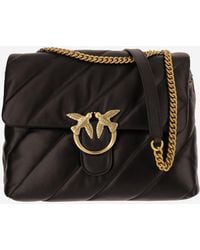 Pinko - Shoulder Bag Love Big Puff Leather - Lyst