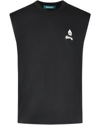Barrow - Zwarte Katoenen Tanktop - Lyst