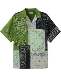 KENZO - Patchwork Cotton Shirt - Lyst