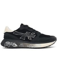 Premiata - Schwarze -Sneaker "Lauryn" aus Wildledermischung - Lyst