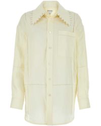 Bottega Veneta - Linen Shirt - Lyst
