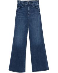 Mother - The Hustler Roller Sneak Denim Jeans - Lyst