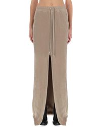 Rick Owens - Solid Maxi Skirt - Lyst