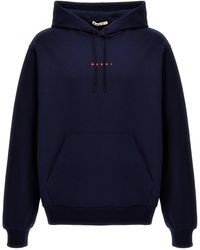 Marni - Sudadera con capucha de impresión del logo - Lyst
