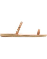 Ancient Greek Sandals - Skin Pink Leather Audrey Thong Slippers - Lyst