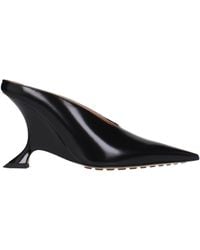 Bottega Veneta - Rocket Patent Leather Mules - Lyst