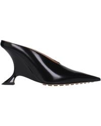 Bottega Veneta - Rocket Patent Leather Mules - Lyst