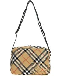 Burberry - 'Check' Crossbody Bag - Lyst