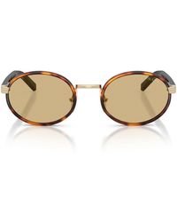 Prada - Zonnebril Prb56 S 21 E10 R Havana/lichtbruin Dames - Lyst