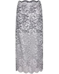 Rabanne - Floral Midi Skirt - Lyst