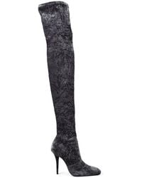 Saint Laurent - Talia Thigh-High Boots - Lyst