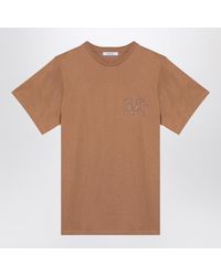 Max Mara - Oversized Cotton T-Shirt With Logo Embroidery - Lyst