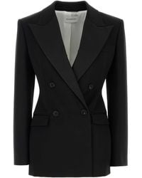 Givenchy - Double-Breasted Jacket With Peak Revers - Lyst