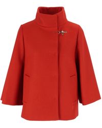 Fay - Cappa Con Gancio Foderata - Lyst