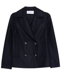 Harris Wharf London - Wool Coat - Lyst