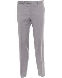 PT01 - Slim, Flat Front, Diagonal Pockets And - Lyst