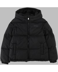 Off-White c/o Virgil Abloh - Kids Arrow Monogram Short Puffer Jacket - Lyst