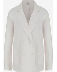 Aspesi - Double-Breasted Cotton Jacket - Lyst