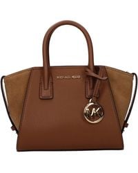 Michael Kors - Avril Handbag/Luggage Leather - Lyst