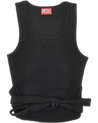 DIESEL - Cotton Tank Top - Lyst