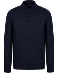 Emporio Armani - T Shirts En Polos Blauw - Lyst