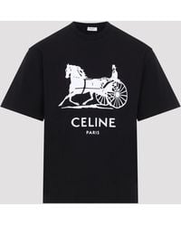 Celine - Relaxed T Shirt - Lyst