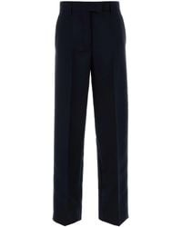 Miu Miu - Straight Flat Front Pants - Lyst