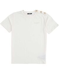 Balmain - T Shirt With Logo - Lyst
