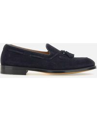 Doucal's - Mink Suede Loafers - Lyst