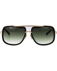 Dita Eyewear - Aviator Sunglasses Drx 2030 F Blk 12 K Blk Gld - Lyst