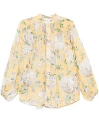 Zimmermann - Acacia Gewelfde Blouse - Lyst