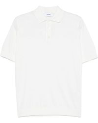 Lardini - Polo A Maniche Corte Bianche Di - Lyst