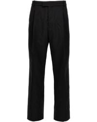 McQueen - Gabardine Wollen Broek - Lyst