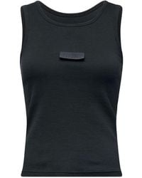 MM6 by Maison Margiela - Logo Cotton Tank Top - Lyst