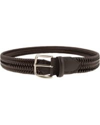 Alberto Luti - Woven Leather Belt - Lyst