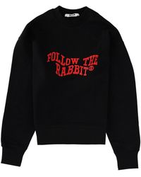 MSGM - "Follow The Rabbit" Sweatshirt - Lyst