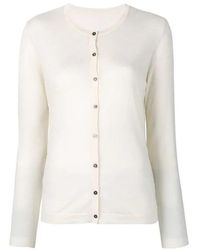 LA ROSE - Button Fitted Cardigan - Lyst