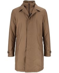 Fay - Morning Mid-Length Concealed-Zip Coat - Lyst