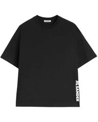 Jil Sander - Crew Neck Cotton T Shirt - Lyst