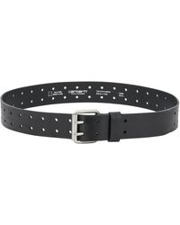 Carhartt - "Double Script" Ledergürtel - Lyst