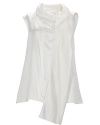Max Mara - S Max Mara Silk Satin Top - Lyst